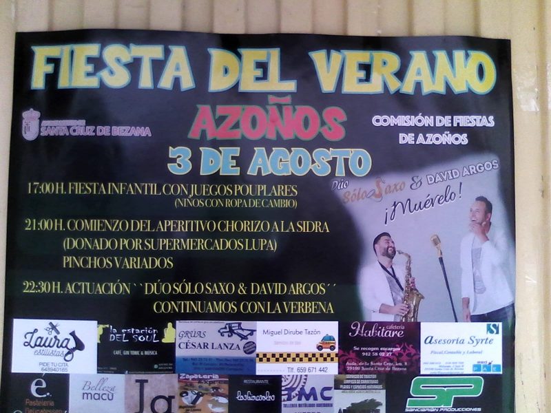 Fiesta del verano en Azoños