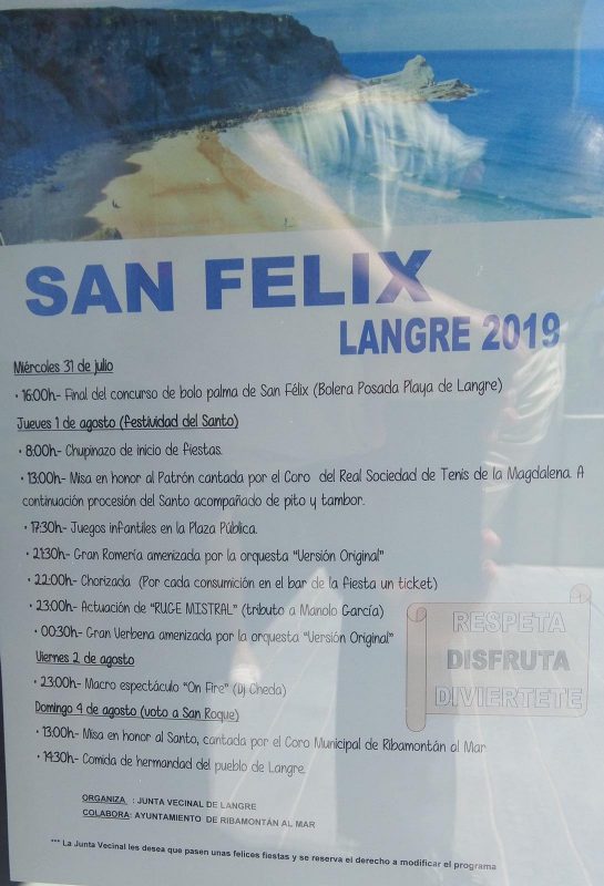 Fiestas de San Félix 2019 en Langre