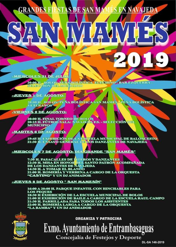Fiestas de San Mamés 2019 en Navajeda