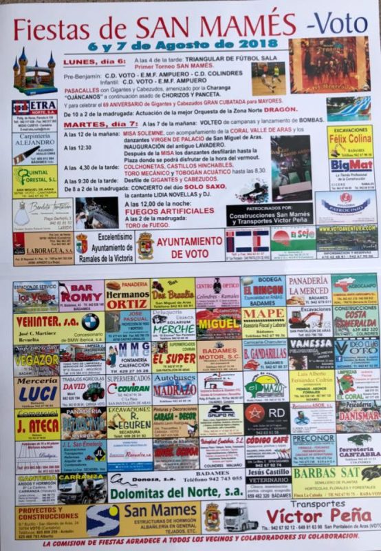 Fiestas de San Mamés 2019 en Voto