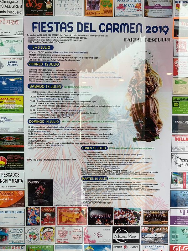 Fiestas del Carmen 2019 en el Barrio Pesquero