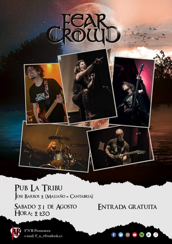 Concierto de Fear Crowd en La Tribu de Maliaño