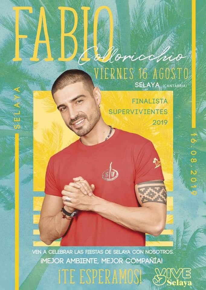 Fabio Colloricchio de Supervivientes en Selaya