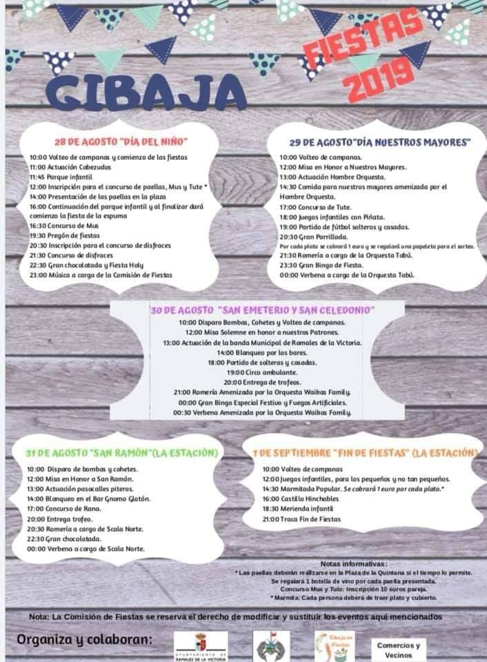 Fiestas de Gibaja 2019