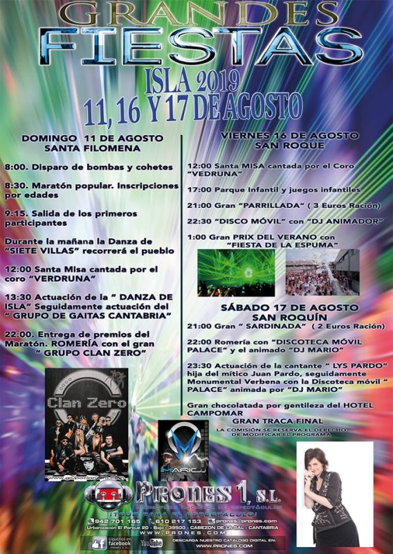 Fiestas de Isla 2019