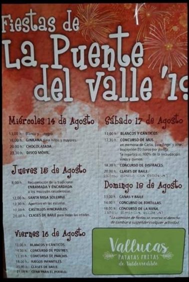 Fiestas de La Puente del Valle en Valderredible 2019