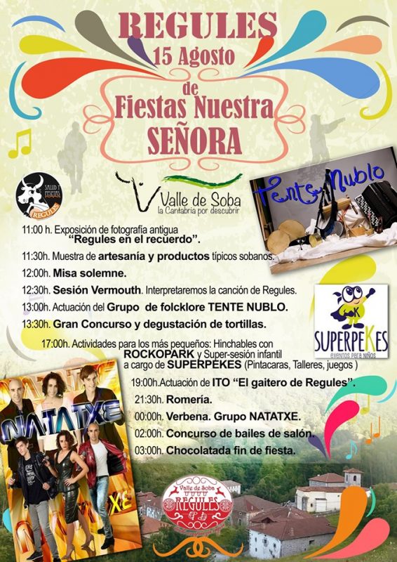 Fiestas de Nuestra Señora en Regules 2019