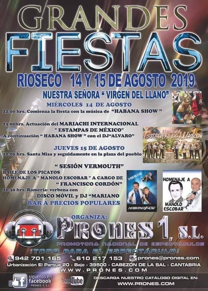 Fiestas de Nuestra Señora en Rioseco 2019