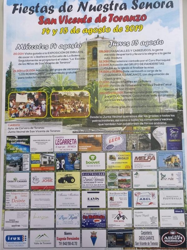 Fiestas de Nuestra Señora en San Vicente de Toranzo 2019