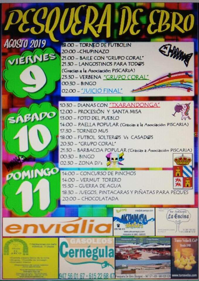 Fiestas de Pesquera 2019