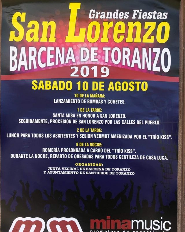 Fiestas de San Lorenzo en Bárcena de Toranzo 2019