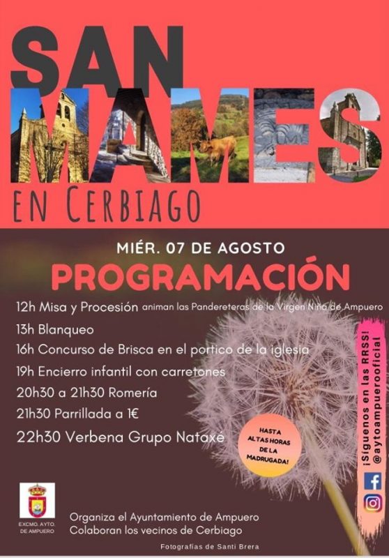 Fiestas de San Mamés en Cerbiago, Ampuero 2019