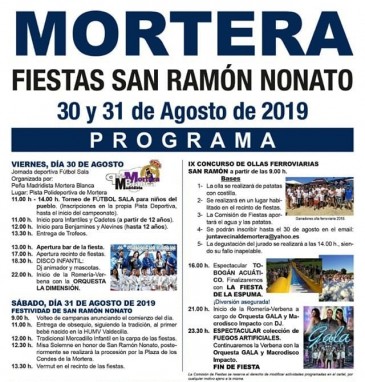 Fiestas de San Ramón en Mortera 2019