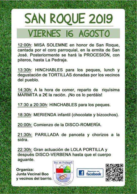 Fiestas de San Roque en Boo de Piélagos 2019