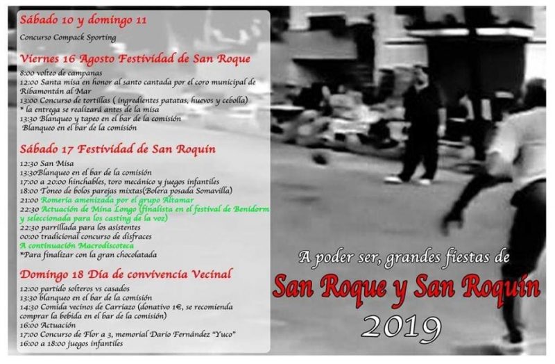 Fiestas de San Roque en Carriazo 2019