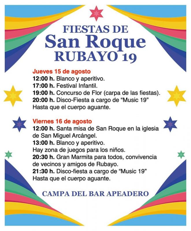 Fiestas de San Roque en Rubayo 2019