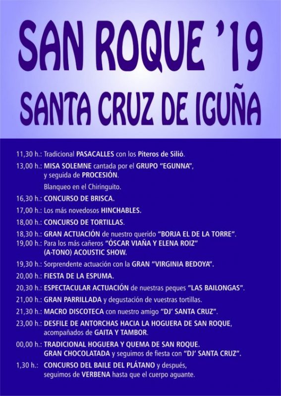 Fiestas de San Roque en Santa Cruz de Iguña 2019