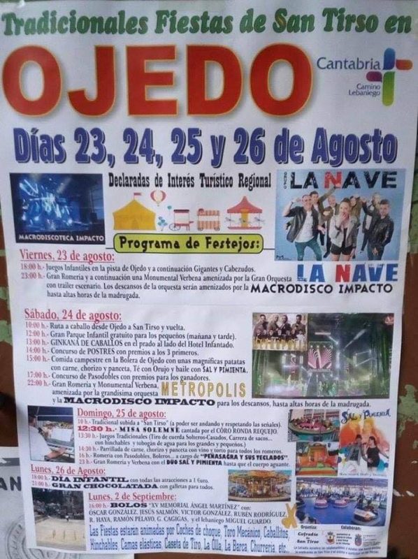Fiestas de San Tirso en Ojedo 2019