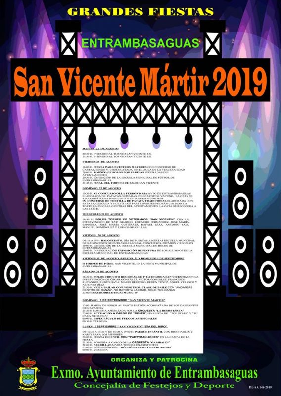 Fiestas de San Vicente Mártir en Entrambasaguas 2019