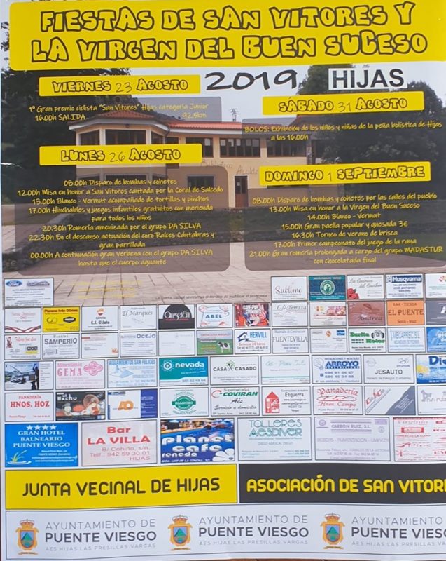 Fiestas de la Virgen del Buen Suceso en Hijas,Puente Viesgo 2019