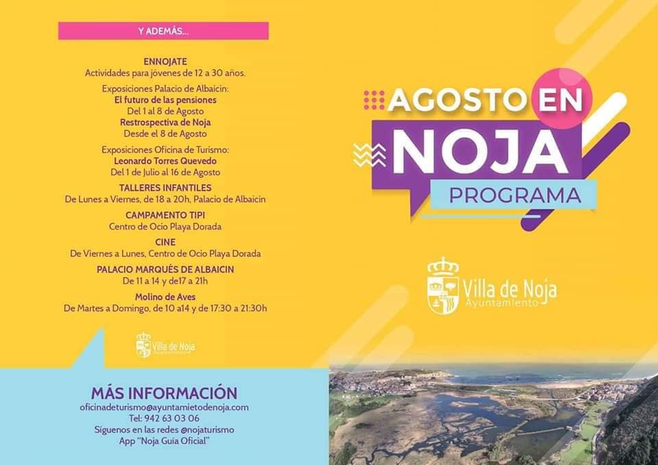 Actividades culturales en agosto 29019 en Noja