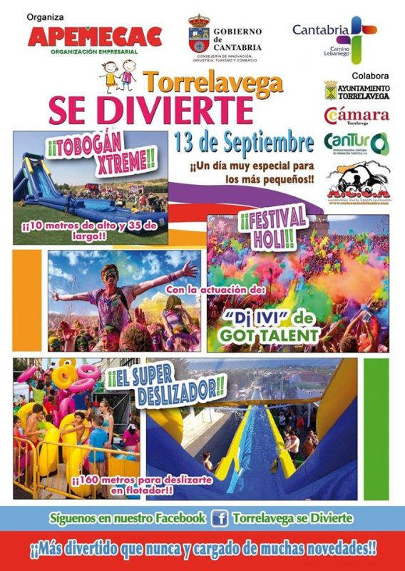 Fiesta para niños Torrelavega se Divierte 2019