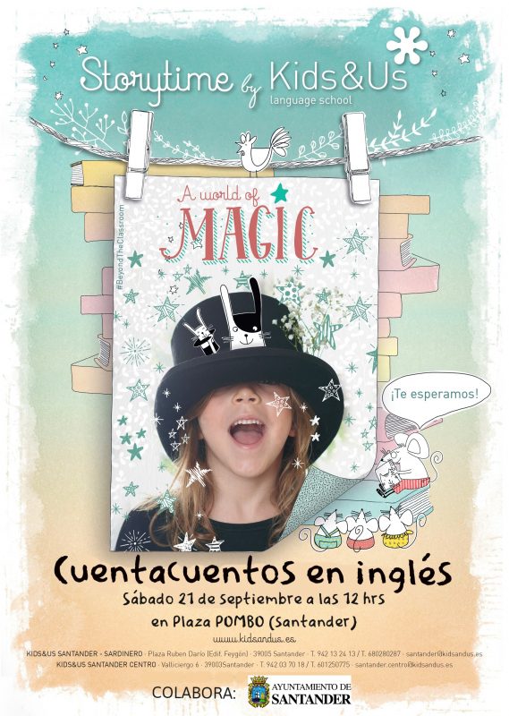 CuentaCuentos en Inglés «A WORLD OF MAGIC»