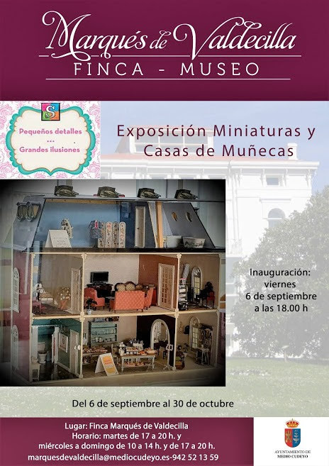 Exposición de casas de muñecas y miniaturas