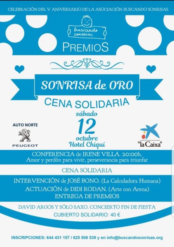 Cena solidaria Sonrisa de Oro