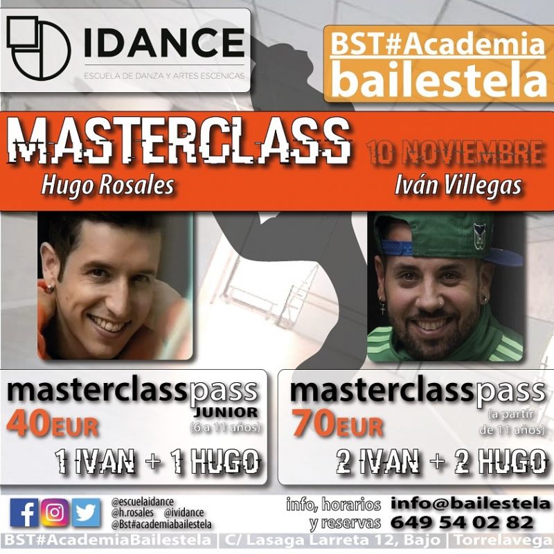 Idance masterclass en Academia Bailestela