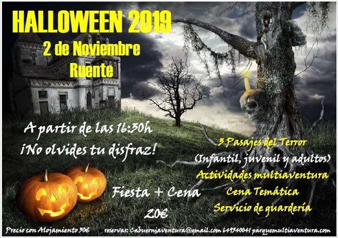 Actividades de Halloween 2019 en Ruente