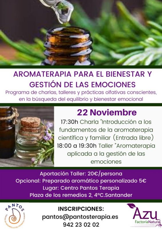 Aromaterapia para el Bienestar y Gestión de las Emociones