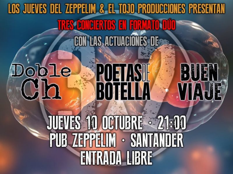 Concierto 3×2 en el Pub Zeppelim Santander
