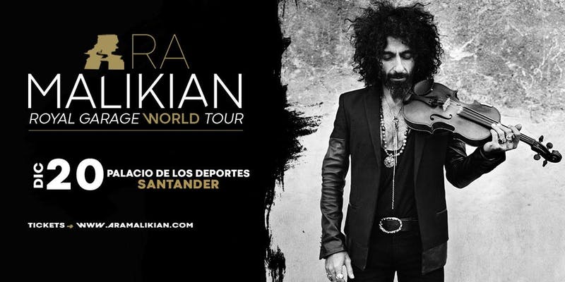 Concierto de Ara Malikian en el Palacio de Deportes de Santander