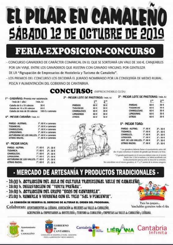 Fiestas del Pilar 2019 en Camaleño