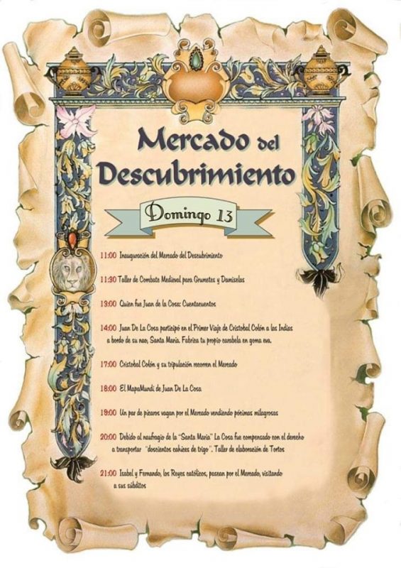 Mercado del descubrimiento en Santoña