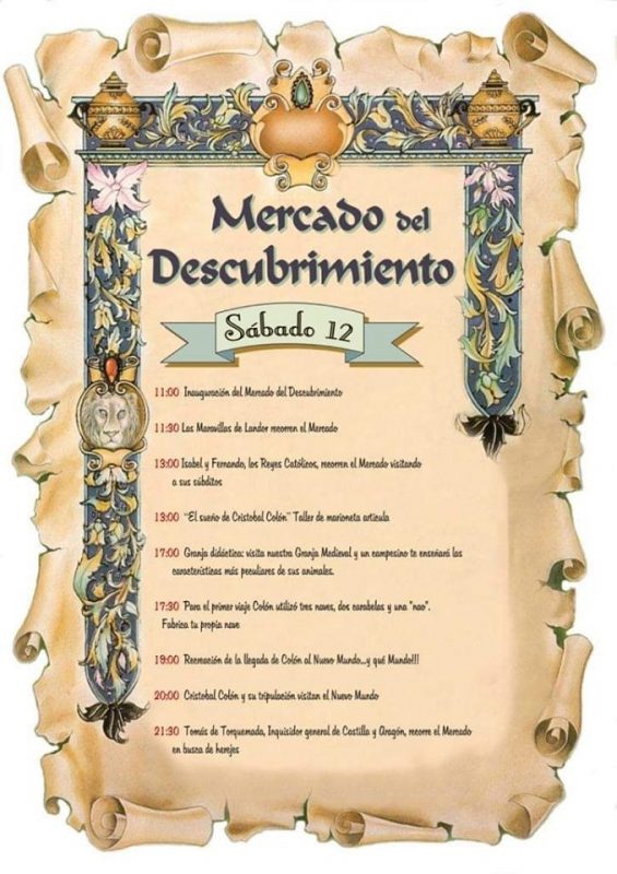 Mercado del descubrimiento en Santoña