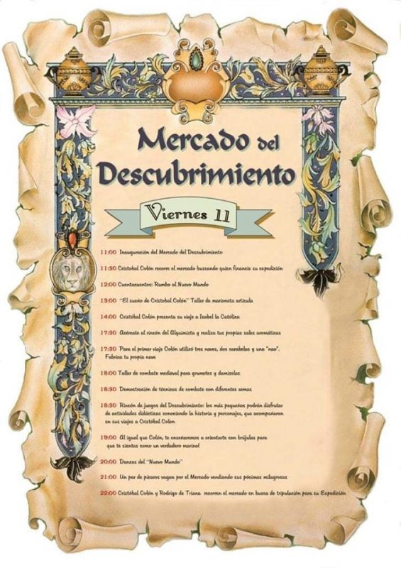 Mercado del descubrimiento en Santoña