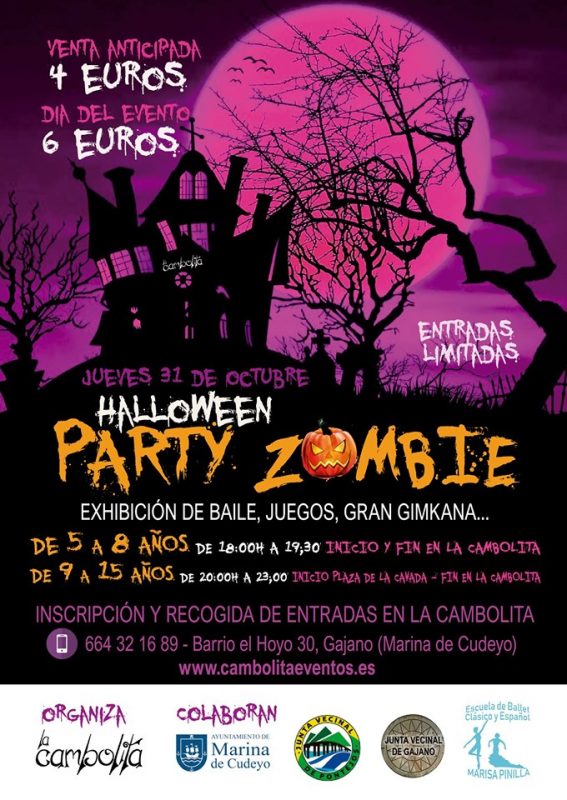 Party Zombie en Marina de Cudeyo