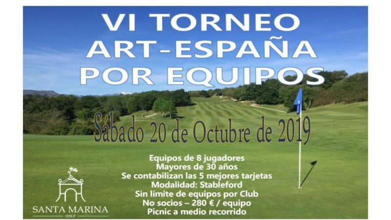 VI Torneo de Golf Art-España por equipos