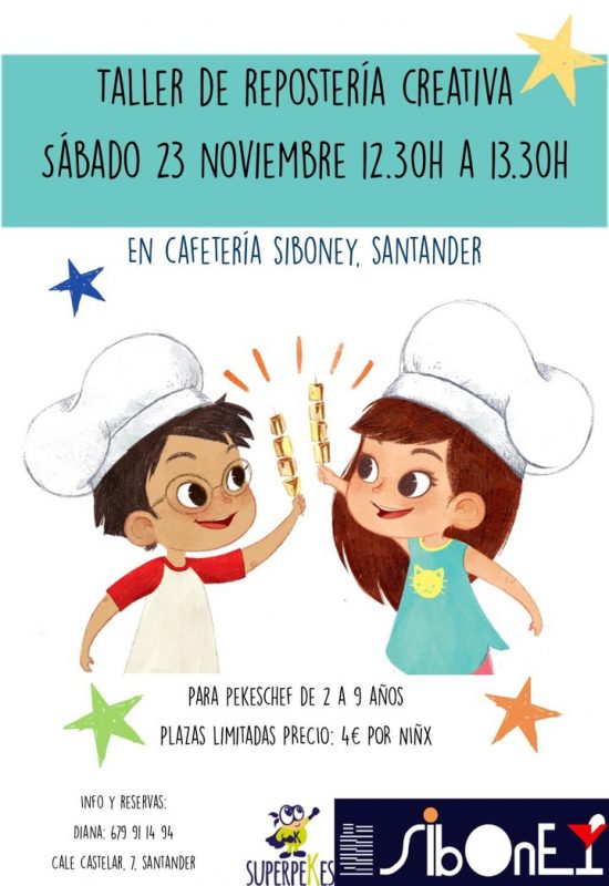 TALLER DE REPOSTERÍA CREATIVA