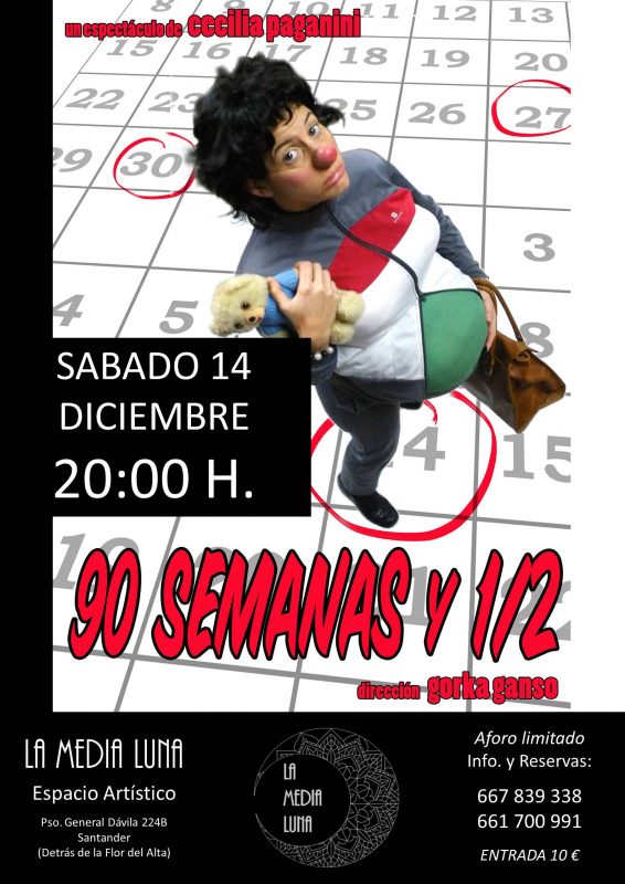 90 SEMANAS Y 1/2 – TEATRO CLOWN PARA ADULTOS