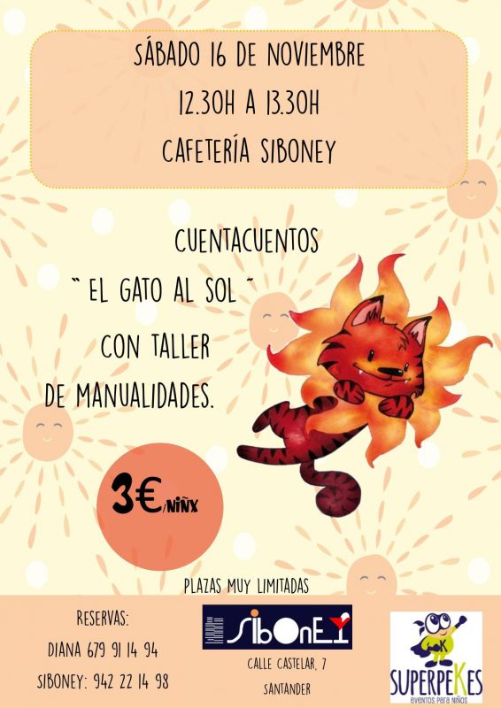 CUENTA CUENTOS Y TALLER DE MANUALIDADES