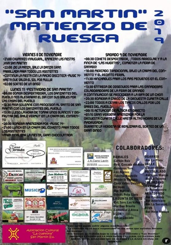 Fiestas de San Martín 2019 en Matienzo de Ruesga