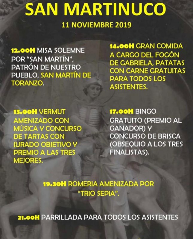 Fiestas de San Martinuco 2019 en Toranzo