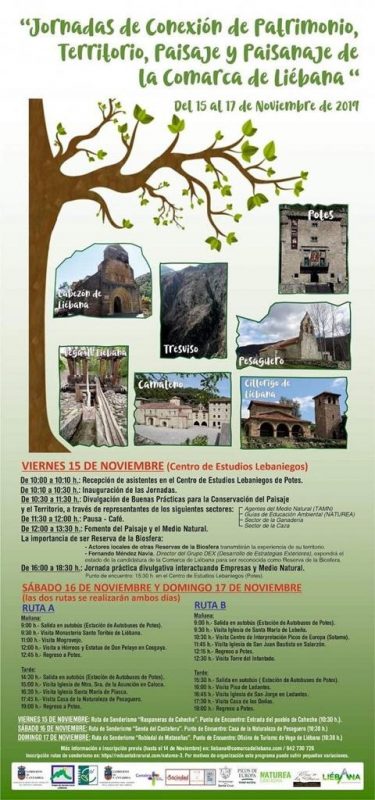 Jornadas de conexión de patrimonio, territorio, paisaje y paisanaje