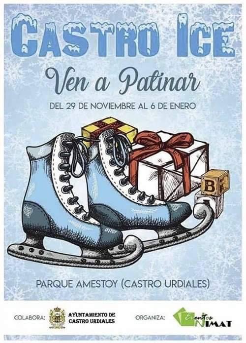 Patinaje sobre hielo en Castro Urdiales