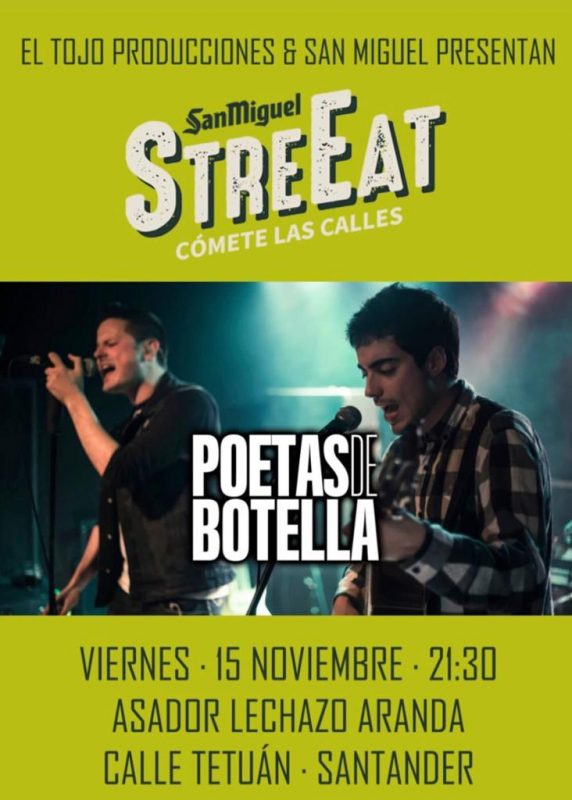 Poetas de botella Acústico en Santander