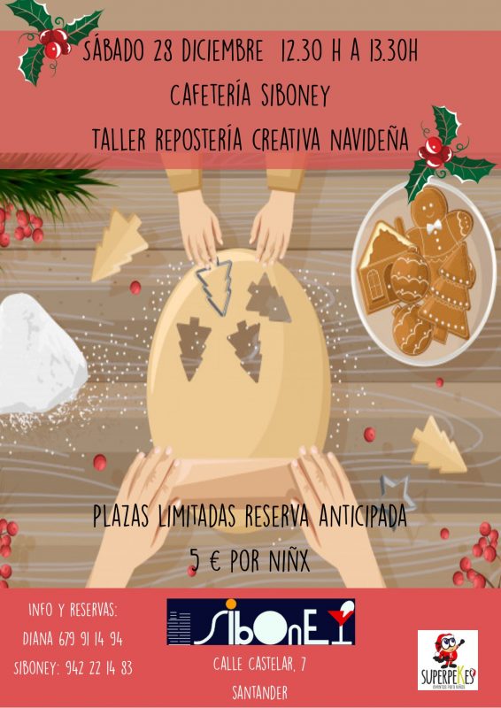TALLER REPOSTERÍA CREATIVA NAVIDEÑA