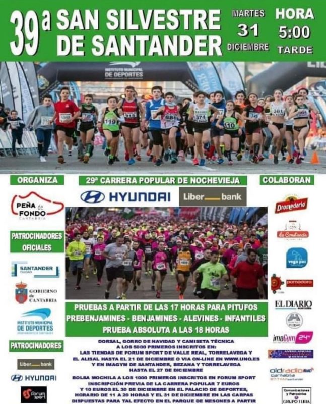 Carrera San Silvestre en Santander 2019